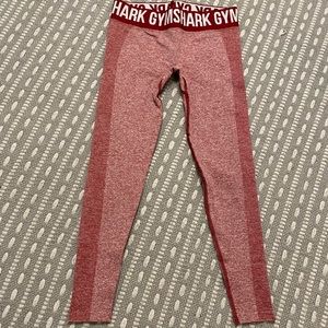 Gym shark red leggings, Size:S